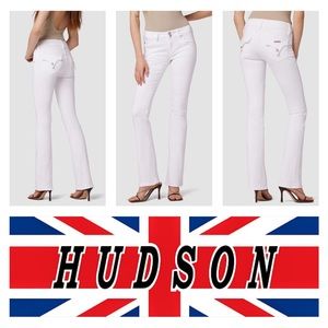 Hudson Bootcut White Jean